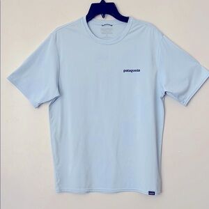 Men’s Patagonia Sky Blue Short Sleeve Tee Medium